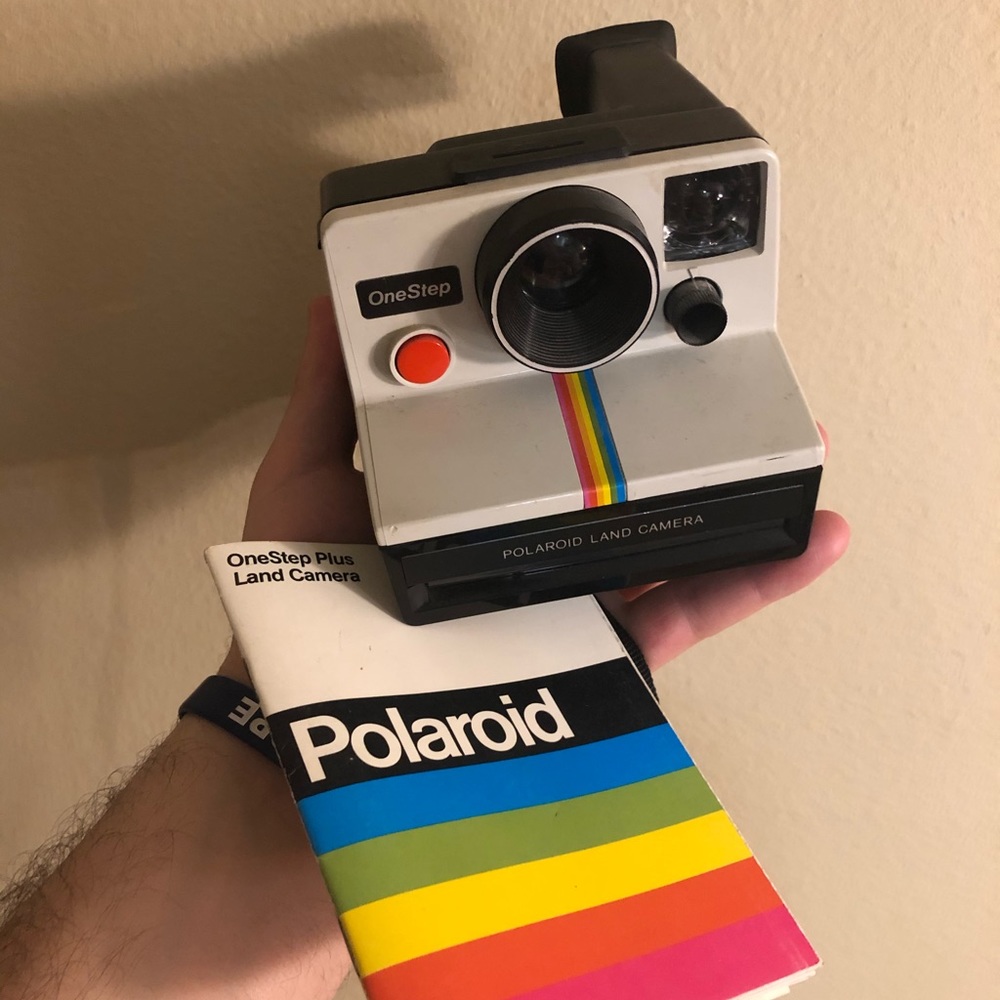 VTG Polaroid Instant Rainbow One Step Land Camera